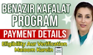 Benazir Kafalat Program 2026 Payment Details – Eligibility & Verification Guide