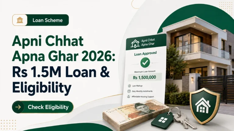 Apni Chhat Apna Ghar 2026: Rs 1.5 Million Interest-Free Loan, Eligibility, NSER and Application Guide