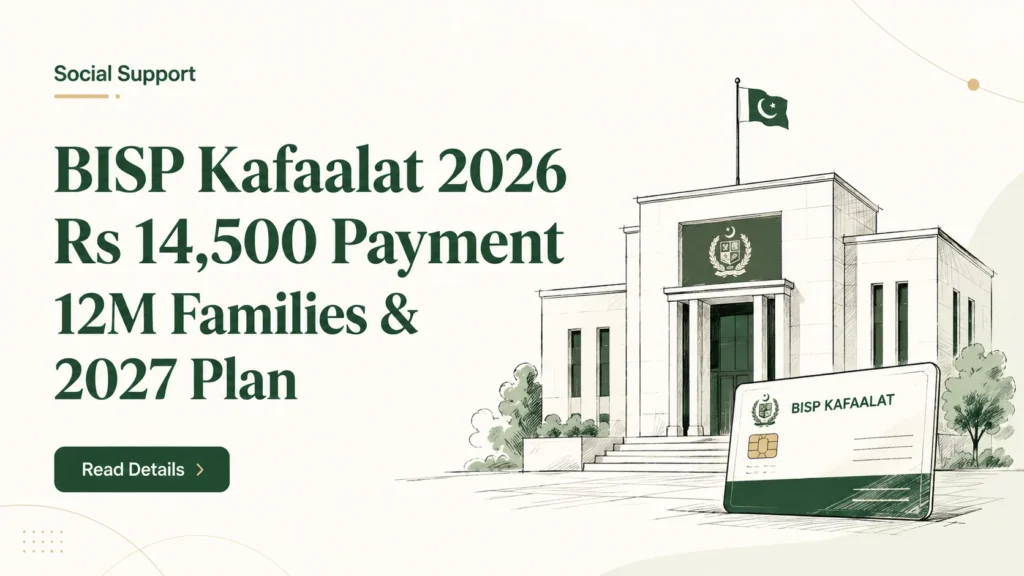 BISP Kafaalat 2026: Rs 14,500 Quarterly Payment