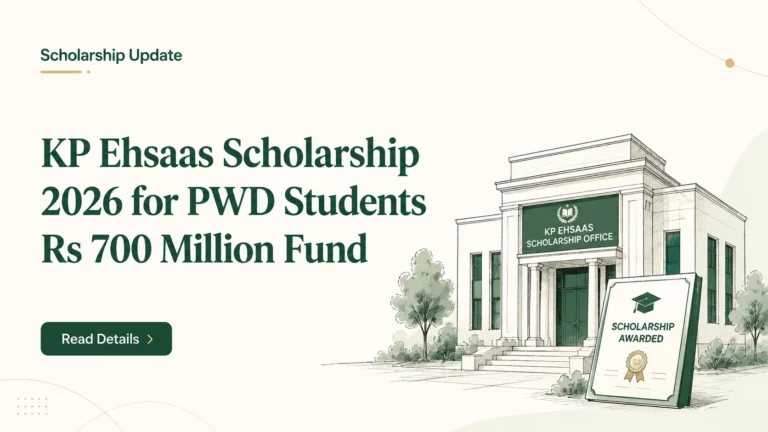 KP Ehsaas Scholarship 2026 for Students with Disabilities