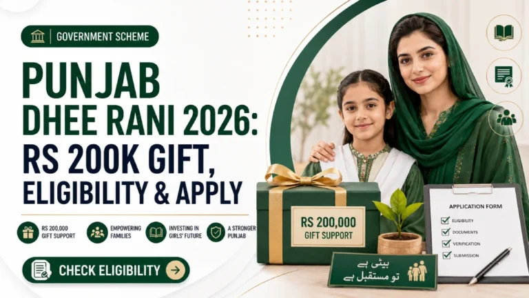 Punjab Dhee Rani Programme 2026: Rs 200,000 Gift, Eligibility, Documents and Application Tracking