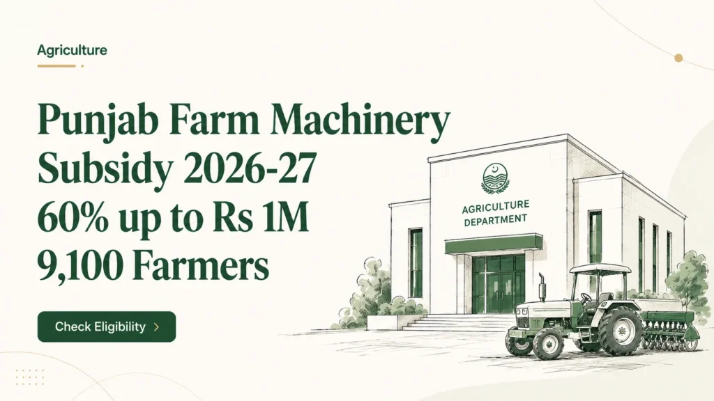 Punjab Farm Machinery Subsidy 2026-27