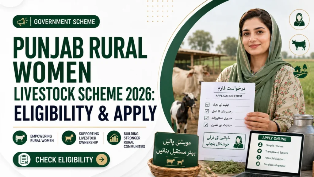 Punjab Livestock Scheme for Rural Women 2026: Free Cows/Buffaloes, Eligibility and Registration