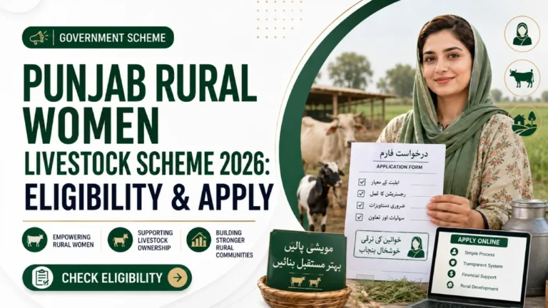 Punjab Livestock Scheme for Rural Women 2026: Free Cows/Buffaloes, Eligibility and Registration